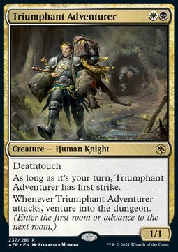 MTG - Adventures in the Forgotten Realms - 237/281 : Triumphant Adventurer (Non Foil) (8376891703543)