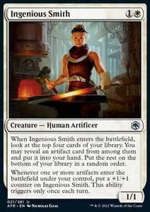 MTG - Kaldheim - 021/285 : Ingenious Smith (Foil) (8289230389495)