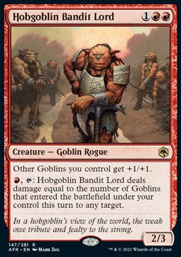 MTG - Adventures in the Forgotten Realms - 147/281 : Hobgoblin Bandit Lord (Non Foil) (8376886427895)