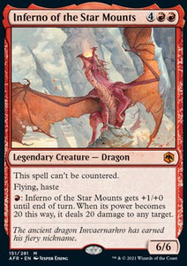 MTG - Adventures in the Forgotten Realms - 151/281 : Inferno of the Star Mounts (Non Foil) (14831761555837)