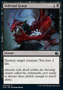 MTG - Innistrad: Midnight Hunt - 107/277 : Infernal Grasp (Non Foil) (8267208818935)