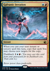 MTG - Innistrad: Midnight Hunt - 224/277 : Galvanic Iteration (Foil) (8046712750327)