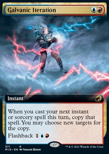 MTG - Innistrad: Midnight Hunt - 371 : Galvanic Iteration (Foil) (Borderless) (8042315677943)