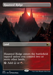 MTG - Innistrad: Midnight Hunt - 282 : Haunted Ridge (Non Foil) (Borderless) (8046708621559)