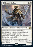 MTG - Innistrad: Midnight Hunt - 007/277 : Brutal Cathar // Moonrage Brute (Non Foil) (8267195187447)