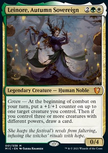 MTG - Innistrad: Midnight Hunt: Commander - 001 : Leinore, Autumn Sovereign (Non Foil) (8350385832183)