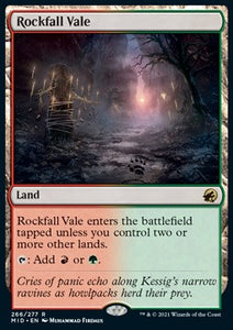 MTG - Innistrad: Midnight Hunt - 266/277 : Rockfall Vale (Foil) (8267980341495)