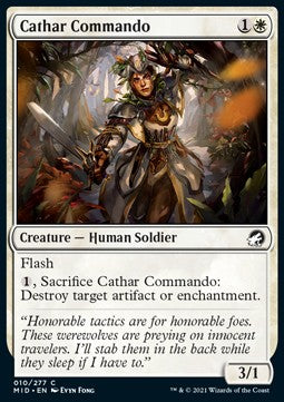 MTG - Innistrad: Crimson Vow - 010/277: Cathar Commando (Non Foil) (9508677320951)