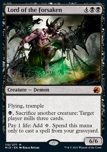 MTG - Innistrad: Midnight Hunt - 110/277 : Lord of the Forsaken (Non Foil) (8350421483767)