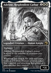 MTG - Innistrad: Midnight Hunt - 312 : Adeline, Resplendent Cathar (Foil) (Showcase) (8046709637367)