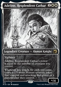 MTG - Innistrad: Midnight Hunt - 312 : Adeline, Resplendent Cathar (Foil) (Showcase) (8046709637367) (8046709702903)