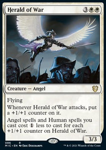 MTG - Innistrad: Midnight Hunt - Commander - 086 : Herald of War (Non Foil) (8107969446135)