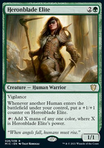 MTG - Innistrad: Midnight Hunt - Commander - 026 : Heronblade Elite (Non Foil) (8107966628087)