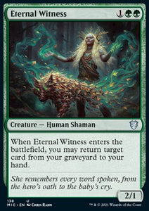 MTG - Innistrad: Midnight Hunt - Commander - 138 : Eternal Witness (Non Foil) (9504834257143)