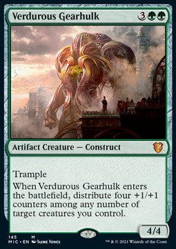 MTG - Innistrad: Midnight Hunt - Commander - 145 : Verdurous Gearhulk (Non Foil) (9504834748663)