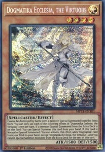 YGO - 2021 Tin of Ancient Battles - MP21-EN101 : Dogmatika Ecclesia, the Virtuous (Secret Rare) - 1st Edition (7967876841719)