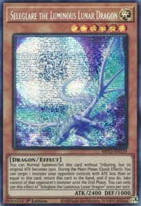 YGO - 2021 Tin of Ancient Battles - MP21-EN159 : Seleglare the Luminous Lunar Dragon (Secret Rare) - 1st Edition (8063605670135)