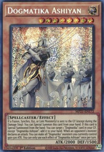 YGO - 2021 Tin of Ancient Battles - MP21-EN172 : Dogmatika Ashiyan (Secret Rare) - 1st Edition (8063605080311)