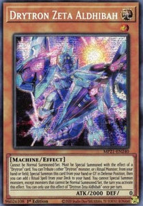 YGO - 2021 Tin of Ancient Battles - MP21-EN240 : Drytron Zeta Aldhibah (Secret Rare) - 1st Edition (8063605833975)