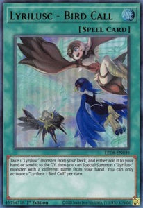 YGO - Legendary Duelists: Synchro Storm - LED8-EN039 : Lyrilusc - Bird Call (Ultra Rare) - 1st Edition (8064029982967)