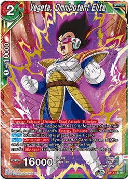 Saiyan Showdown - BT15-143 : Vegeta, Omnipotent Elite (Super Rare) (8121043321079)