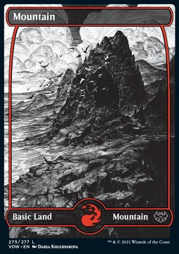MTG - Innistrad: Crimson Vow - 275 : Mountain (Foil) (Full Art) (8100935467255)
