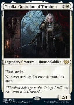 MTG - Innistrad: Crimson Vow - 021 Thalia, Guardian of Thraben (Non Foil) (9499223752951)