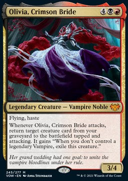 MTG - Innistrad: Crimson Vow - 245/277 : Olivia, Crimson Bride (Non Foil) (9499226210551)