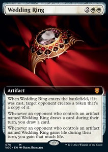MTG - Innistrad: Crimson Vow: Commander - 070 : Wedding Ring (Non Foil) (Borderless) (8285749838071)