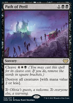 MTG - Innistrad: Crimson Vow - 124/277 : Path of Peril (Non Foil) (9506045591799)