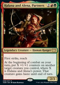 MTG - Innistrad: Crimson Vow - 239/277 : Halana and Alena, Partners (Non Foil) (9499225260279)