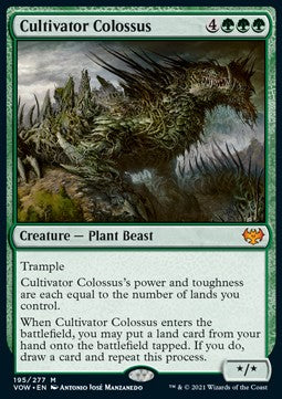 MTG - Innistrad: Crimson Vow - 195/277 : Cultivator Colossus (Non Foil) (8109828243703)