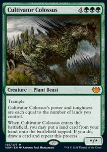 MTG - Innistrad: Crimson Vow - 195/277 : Cultivator Colossus (Foil) (8052555874551)