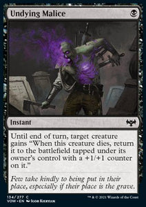 MTG - Innistrad: Crimson Vow - 134/277 : Undying Malice (Non Foil) (8345859555575)