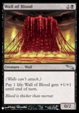 MTG - The List - : 082/306 - Wall of Blood (Non Foil) (8106026860791)