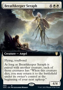 MTG - Innistrad: Crimson Vow - Commander - 069 : Breathkeeper Seraph (Non Foil) (Borderless) (9506047656183)