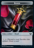 MTG - Innistrad: Crimson Vow - T07/T17 : Vampire Token (B 2/3) // Blood Token (Foil) (8289195000055)