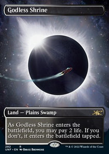 Unfinity - 285 : Godless Shrine (Borderless) (Non Foil) (8072561754359)