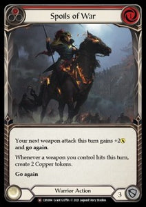 Crucible Of War (UNL) - CRU084 : Spoils Of War (Red) (Foil) (8261072650487)