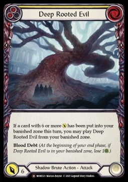 Flesh & Blood - Monarch (Unlimited) - MON123 : Deep Rooted Evil (Red) (Non Foil) (8265155117303)