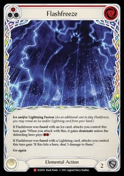 Tales of Aria - ELE092 : Flashfreeze (Red) (Non Foil) (1st Edition) (8057094308087)
