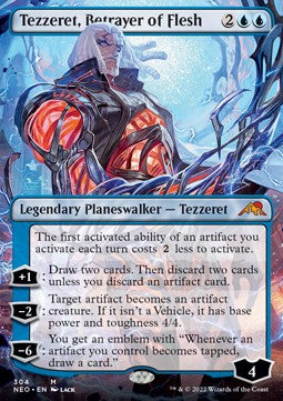 Kamigawa Neon Dynasty - 304 : Tezzeret, Betrayer of Flesh (Non Foil) (8408438112503)