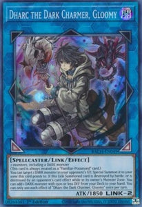 YGO - Battle of Chaos - BACH-EN049 : Dharc the Dark Charmer, Gloomy (Super Rare) - 1st Edition (8064499187959)