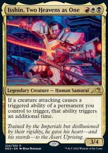 Kamigawa Neon Dynasty - 224/302 : Isshin, Two Heavens as One (Non Foil) (9506548285687)