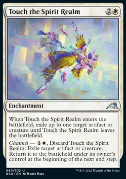 Kamigawa Neon Dynasty - 040/302 : Touch the Spirit Realm (Foil) (9509393989879)