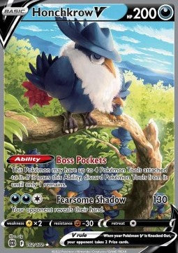 SWORD AND SHIELD, Brilliant Stars - 162/172 : Honchkrow V (Alternate Art) (14922387227005)