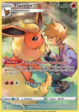 SWORD AND SHIELD, Brilliant Stars - TG01/TG30 : Flareon (Full Art)