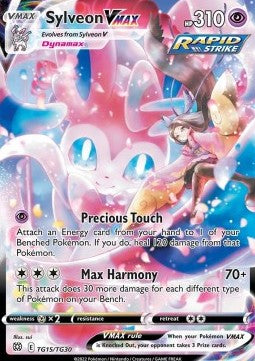 SWORD AND SHIELD, Brilliant Stars - TG15/TG30 : Sylveon VMAX (Full Art)