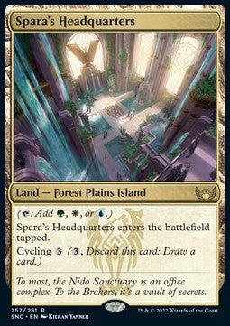 MTG - Streets of New Capenna - 257/281 : Spara's Headquarters (Non Foil) (8071739539703)