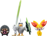 Pokemon - Battle Figure Set - Fennekin , Lechonk & Sirfetch'd (9511328973047)